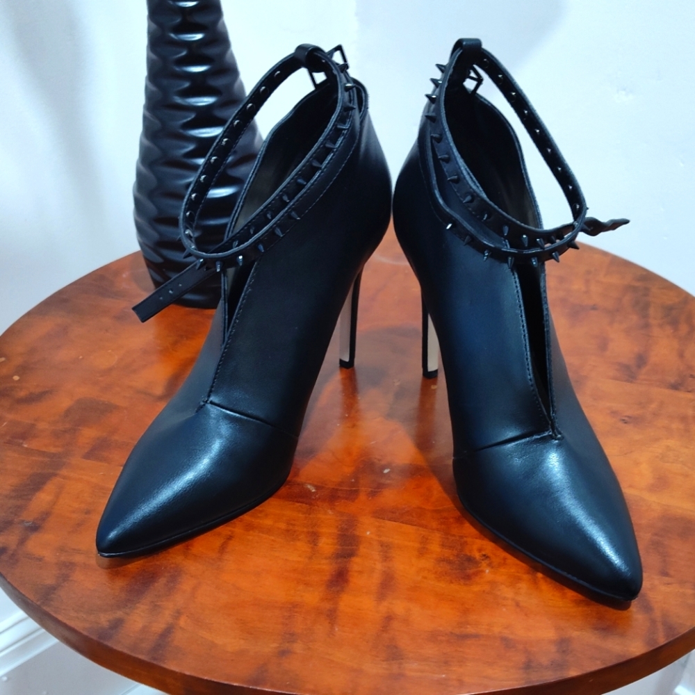 Jessica Simpson Purkly stiletto with studded ankle strap